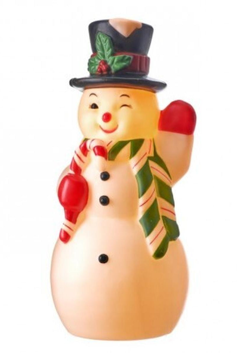 Shop For 24" Retro Plastic Outdoor Snowman