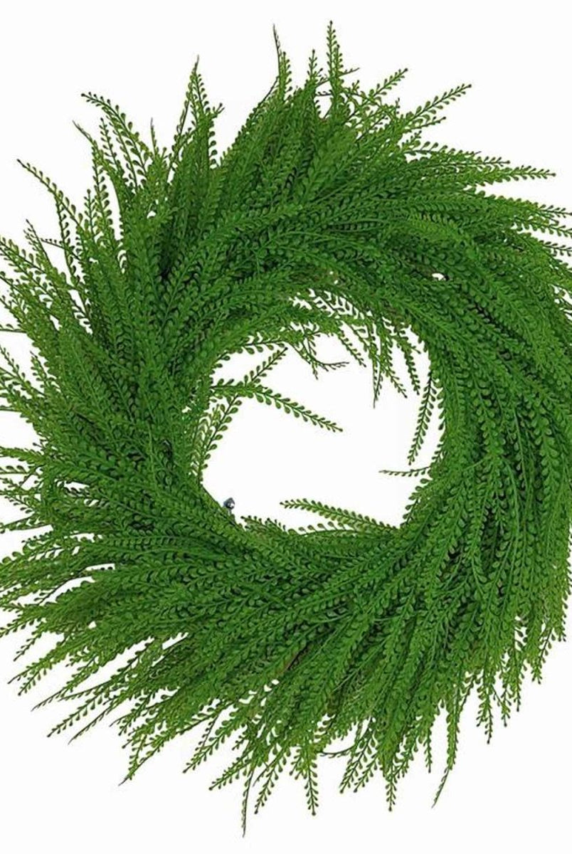 Shop For 24" Round Bead Grass Wreath