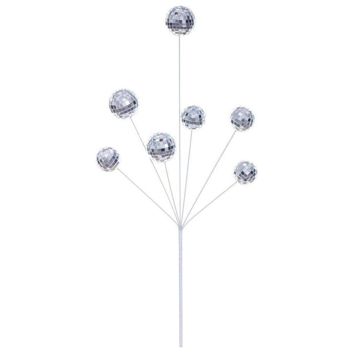 Shop For 24" Silver Shiny Mirror Ball Pick