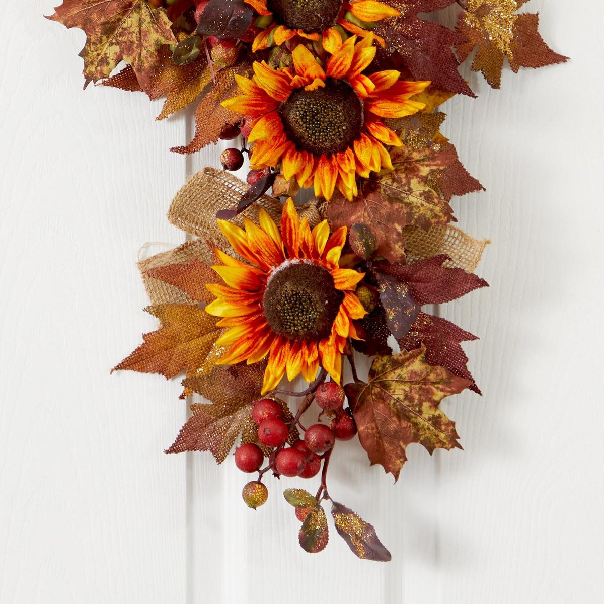 Shop For 24” Sunflower & Berry Teardrop