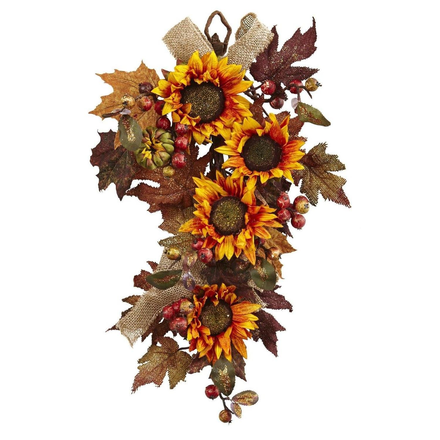 Shop For 24” Sunflower & Berry Teardrop