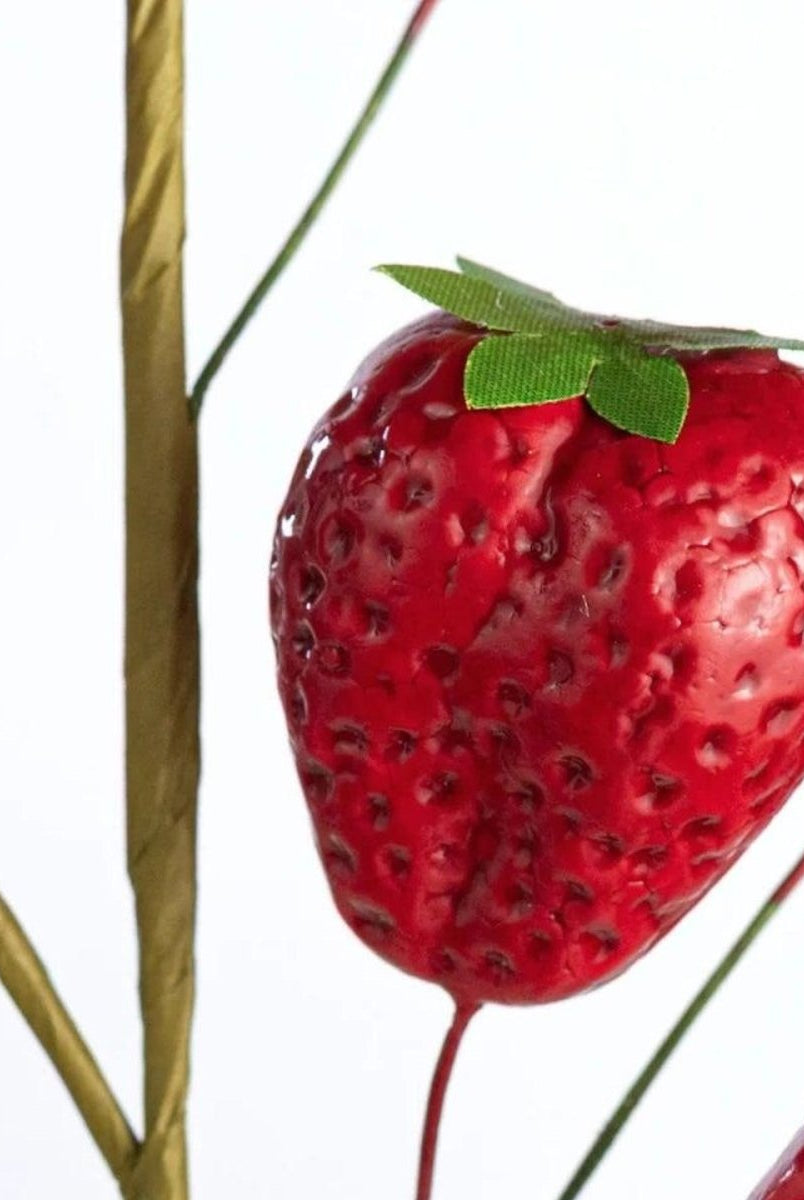 Shop For 24in Artificial Strawberry Spray