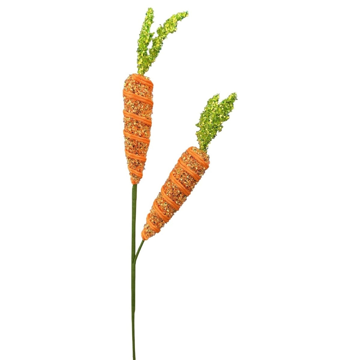 24in Frizzy Carrot Spray