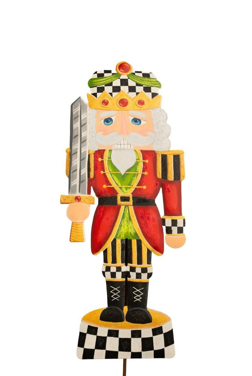 Shop For 24in Metal Elegant Nutcracker (Stake/Hang/Easel)