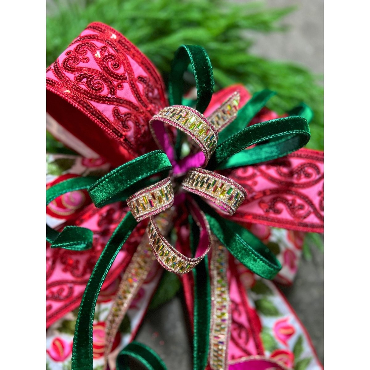 Shop For 24in Norfolk Pine Wreath w/Bow