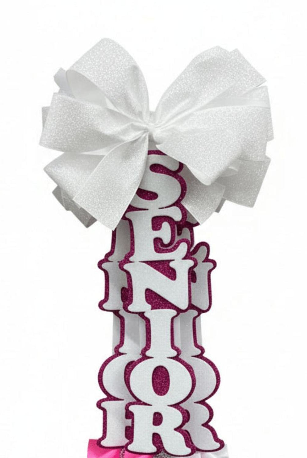 Shop For 24in Ruffle Homecoming Braid: Pink/White
