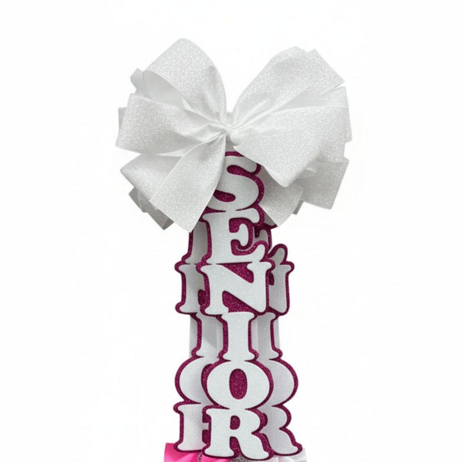 Shop For 24in Ruffle Homecoming Braid: Pink/White