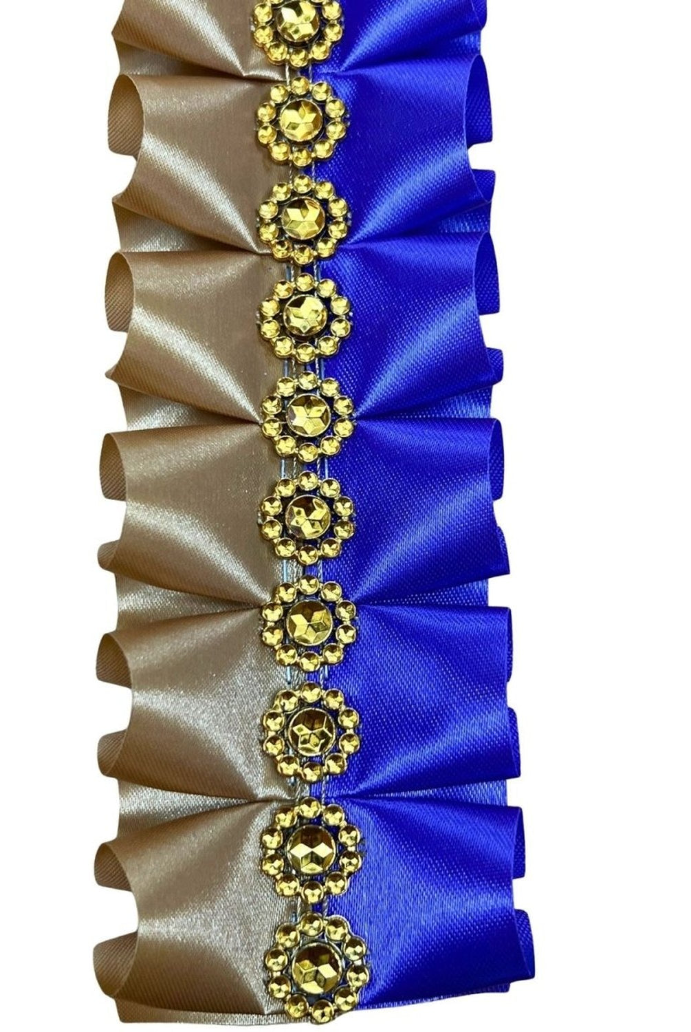 Shop For 24in Ruffle Homecoming Braid: Purple/Gold