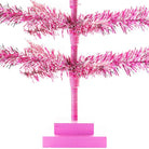 Shop For 24in Vintage Pink & Silver Tinsel Christmas Tree