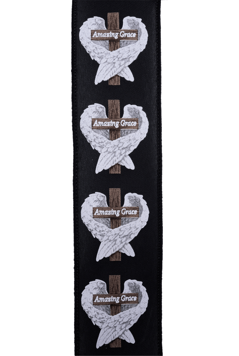 Shop For 2.5" Amazing Grace Wings Ribbon: Black (10 Yards)