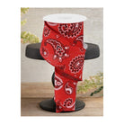 Shop For 2.5" Bandana Ribbon: Red (10 Yards)
