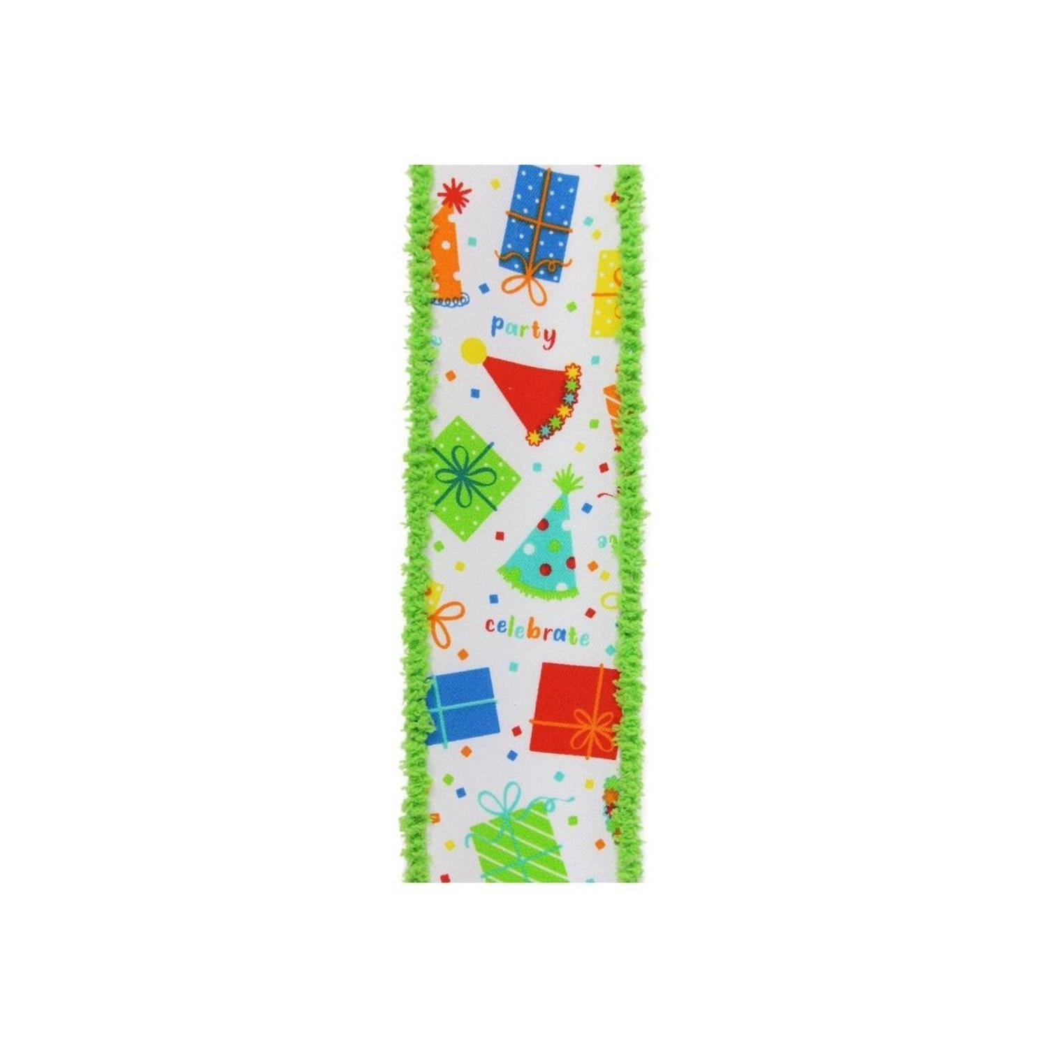 Shop For 2.5" Birthday Party Gifts Ribbon: Primary Colors