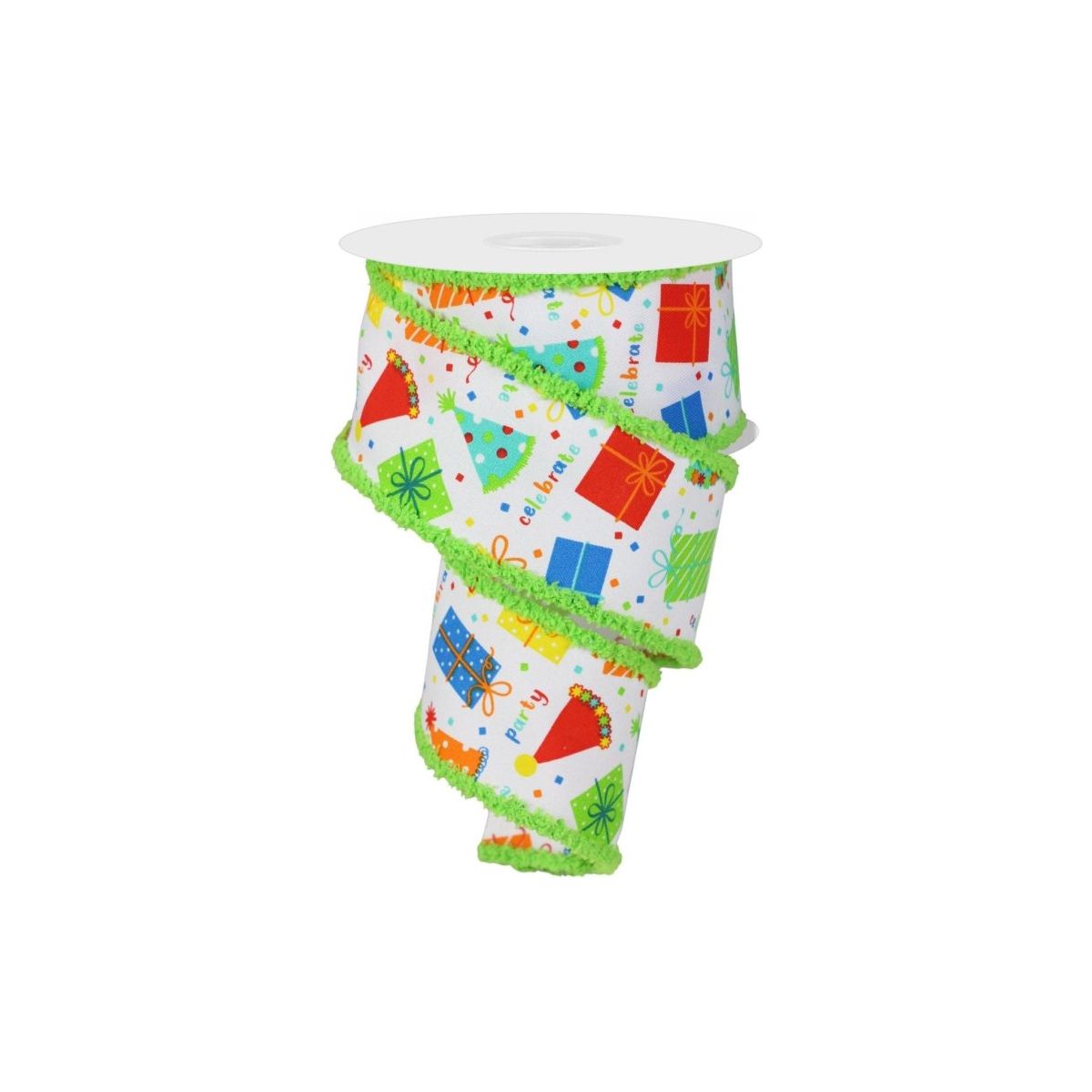 Shop For 2.5" Birthday Party Gifts Ribbon: Primary Colors