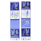 Shop For 2.5" Bluebonnets Block Ribbon: Blue (10 Yards) at Michelle's aDOORable Creations