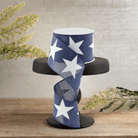 Shop For 2.5" Bold Glitter Star Canvas Ribbon: Navy Blue (10 Yards)