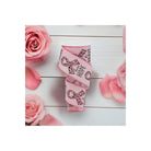 Shop For 2.5" Breast Cancer Leopard Ribbon: Pale Pink (10 Yards) at Michelle's aDOORable Creations