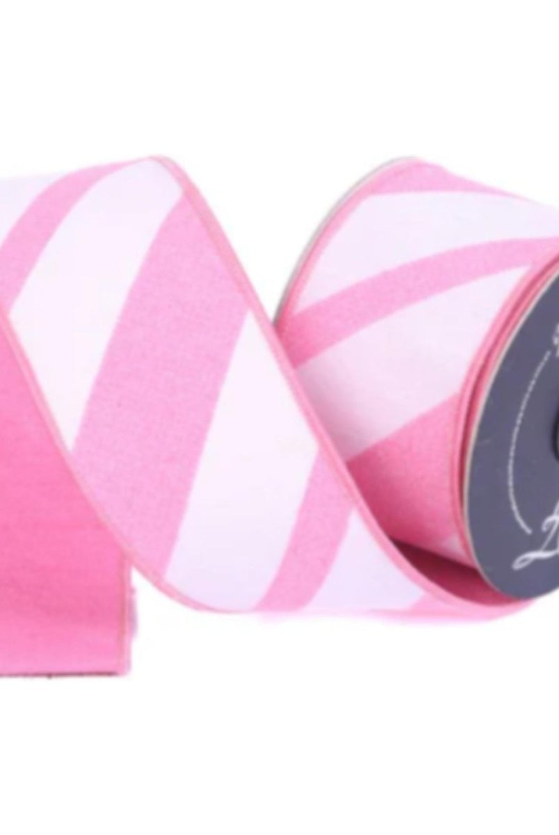 Shop For 2.5" Candy Gloss Striped Ribbon: Pink (10 Yards)