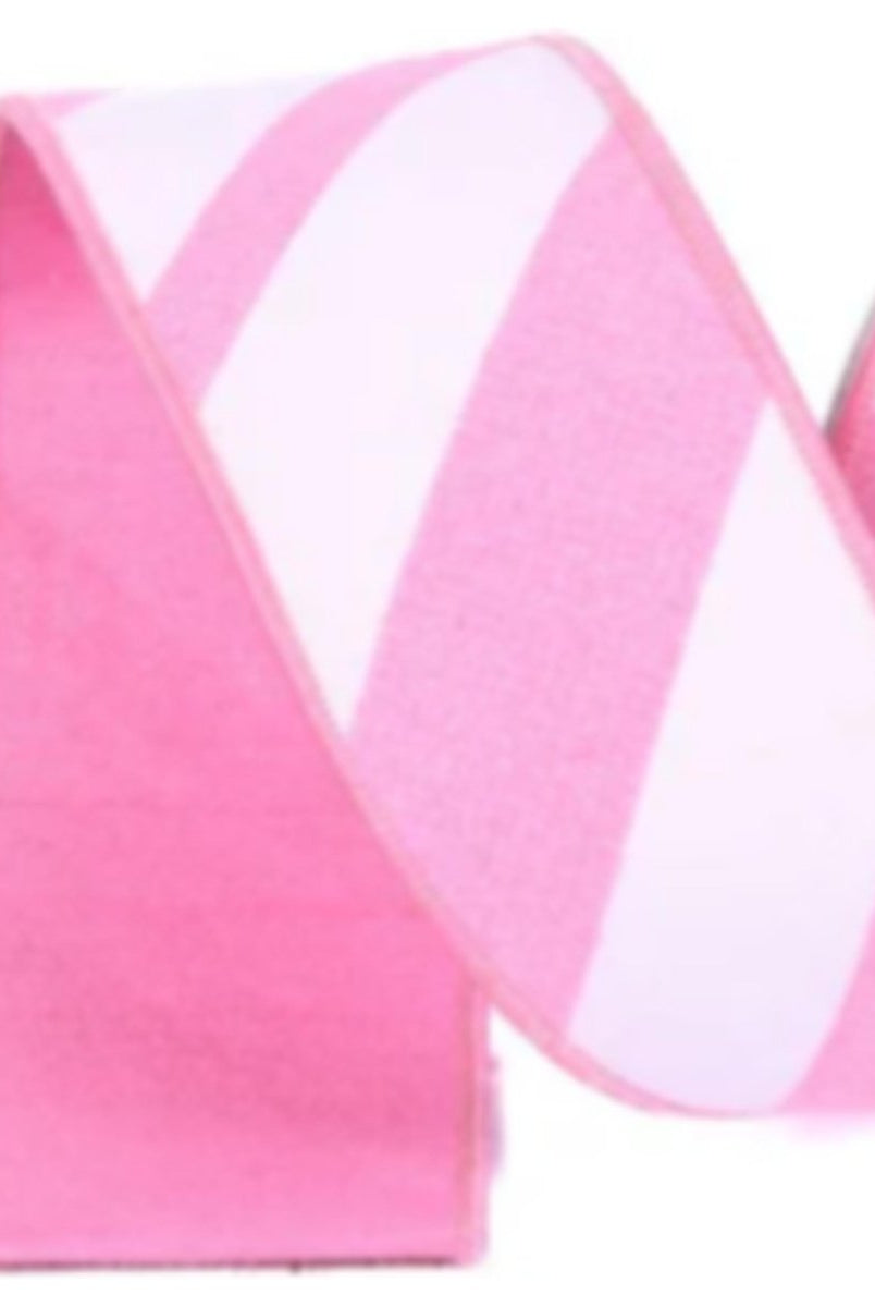 Shop For 2.5" Candy Gloss Striped Ribbon: Pink (10 Yards)