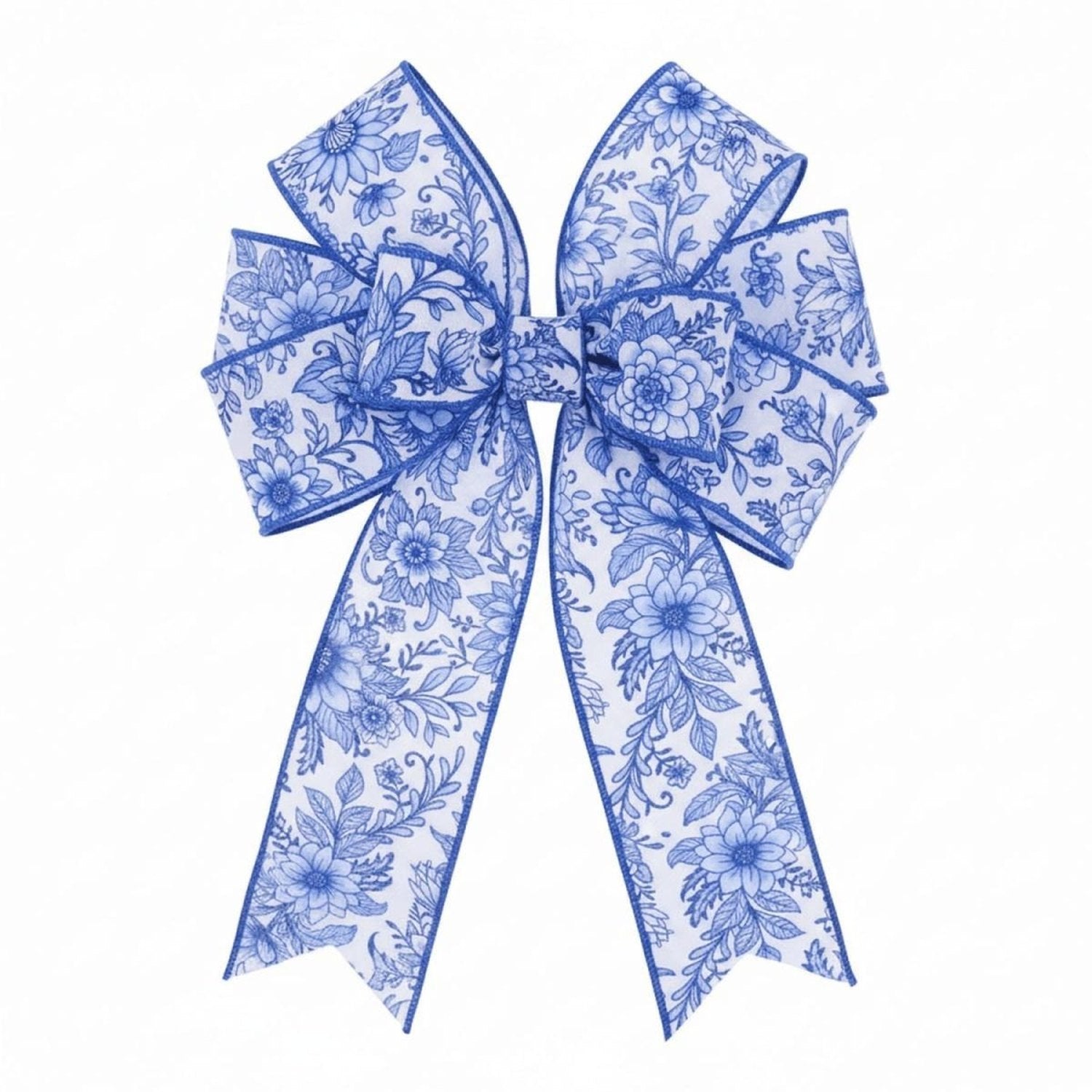 Shop For 2.5" Chinoiserie Floral Ribbon: Blue (10 Yards)