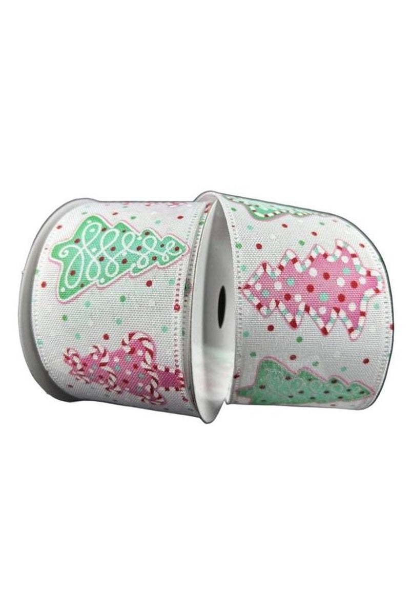 Shop For 2.5" Christmas Sprinkle Cookies Ribbon: White (10 Yards) at Michelle's aDOORable Creations