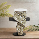 Shop For 2.5" Cotton Pod Ribbon: Natural Beige & White (10 Yards)