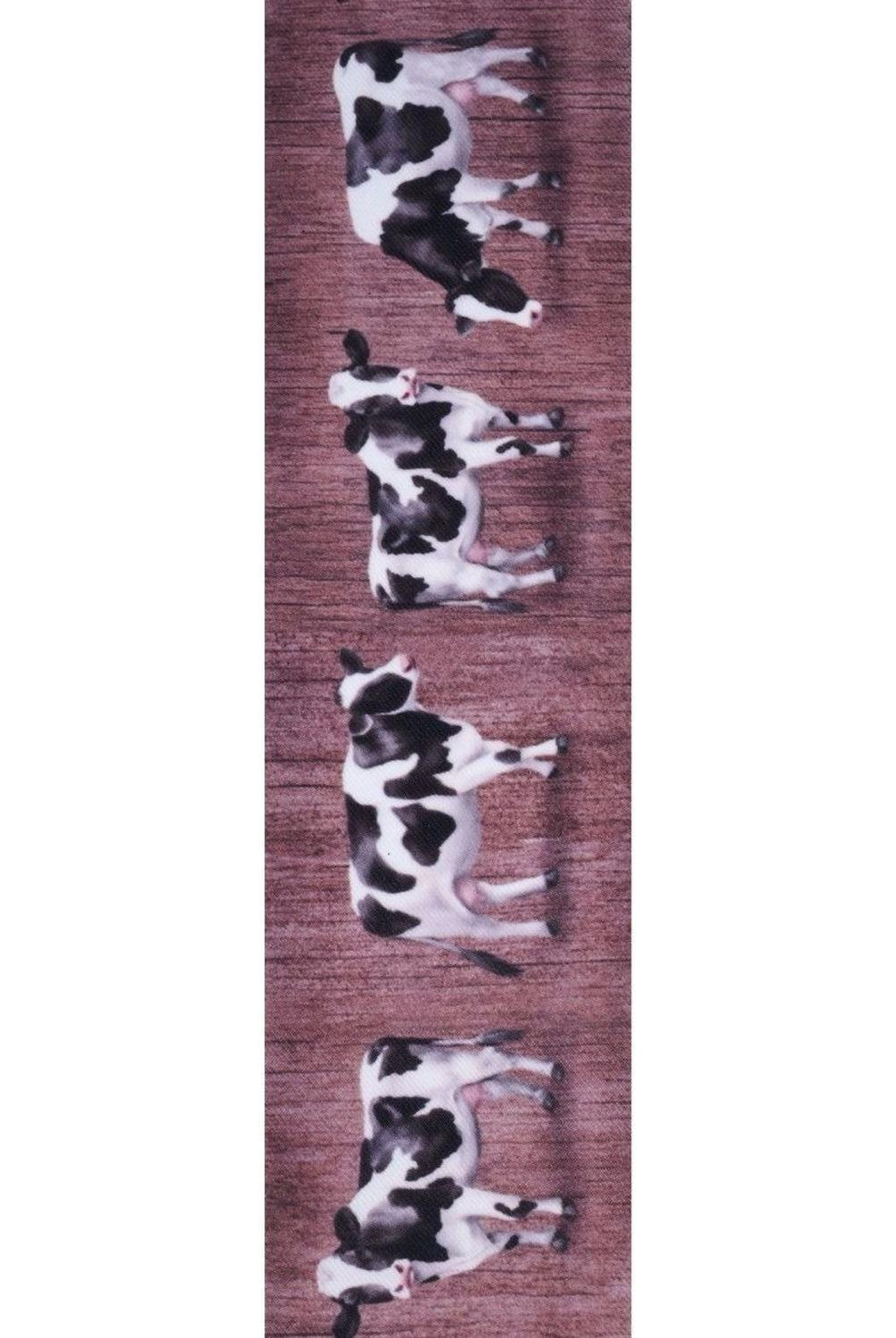 Shop For 2.5" Cow Ribbon: Brown (10 Yards) at Michelle's aDOORable Creations