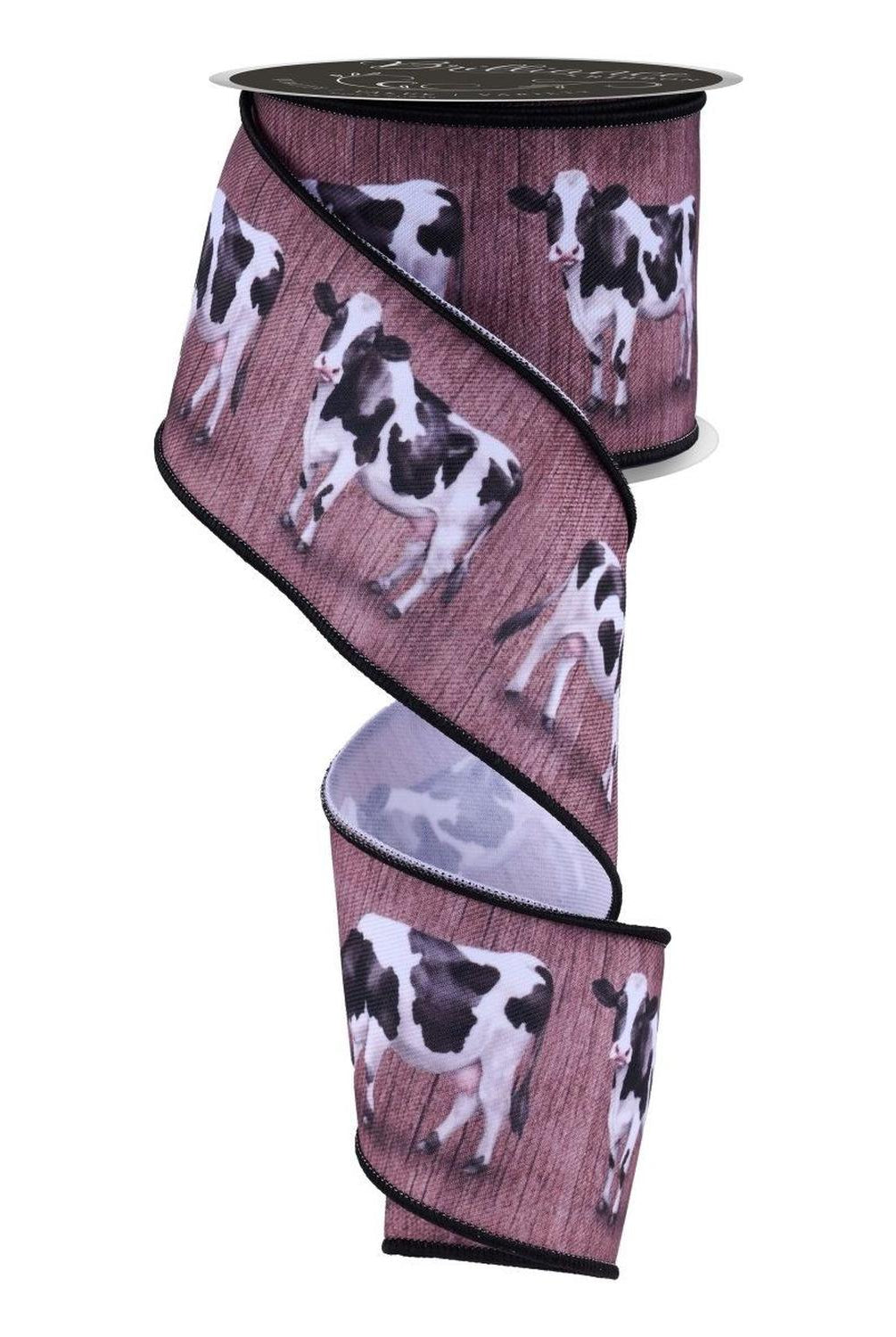 Shop For 2.5" Cow Ribbon: Brown (10 Yards) at Michelle's aDOORable Creations