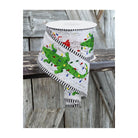 Shop For 2.5" Crawfish Alligator Stripe Ribbon: White (10 Yards)