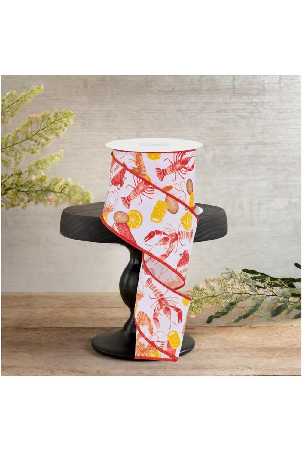 Shop For 2.5" Crawfish Weave Ribbon: White (10 Yards)