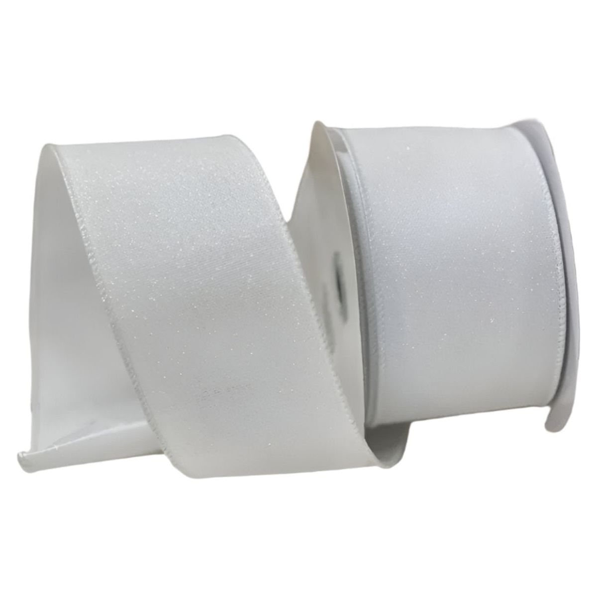 Shop For 2.5" Crystal Shine Ribbon: White (10 Yards)