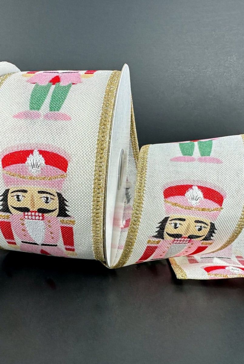 Shop For 2.5" Cutsey Nutcracker Ribbon: Pink (10 Yards)