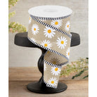 Shop For 2.5" Daisy Stripe Royal Ribbon: Light Beige (10 Yards)