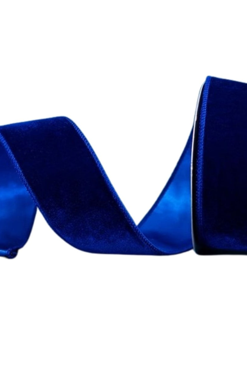 Shop For 2.5" Deluxe Velvet Ribbon: Royal Blue (10 Yard)