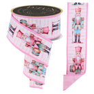 Shop For 2.5" D'Lux Nutcracker Fused Ribbon: Pink (10 Yards)