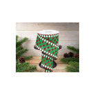 Shop For 2.5" Dots & Stripes Glitter Ribbon: Emerald Green, White & Red (10 Yards)