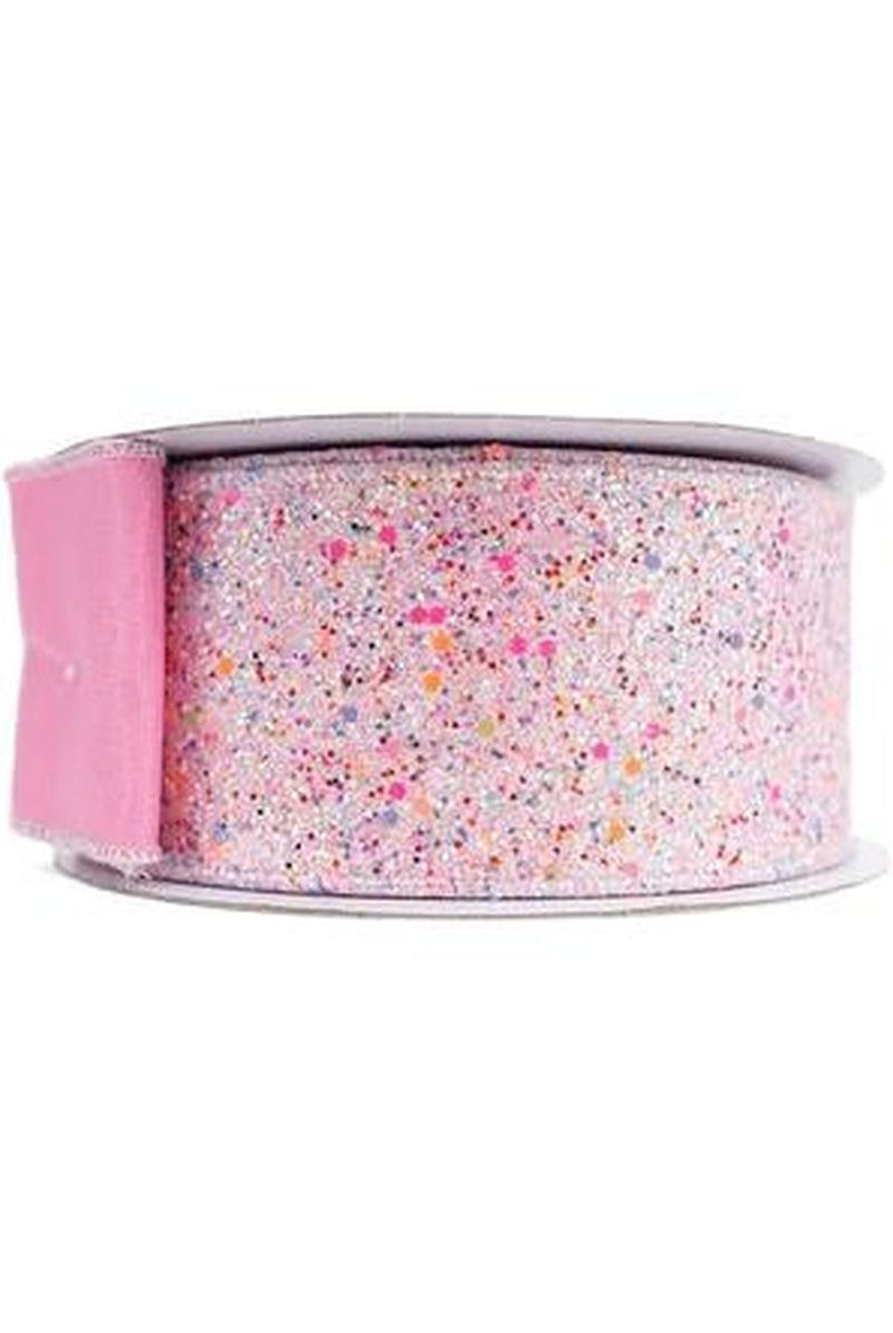 Shop For 2.5" Fairy Dust Ribbon: Pink (10 Yards)