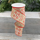Shop For 2.5" Firefighter Badge Ribbon: Light Beige (10 Yards) at Michelle's aDOORable Creations
