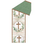 Shop For 2.5" Floral Cross Ribbon: Brown (10 Yards)