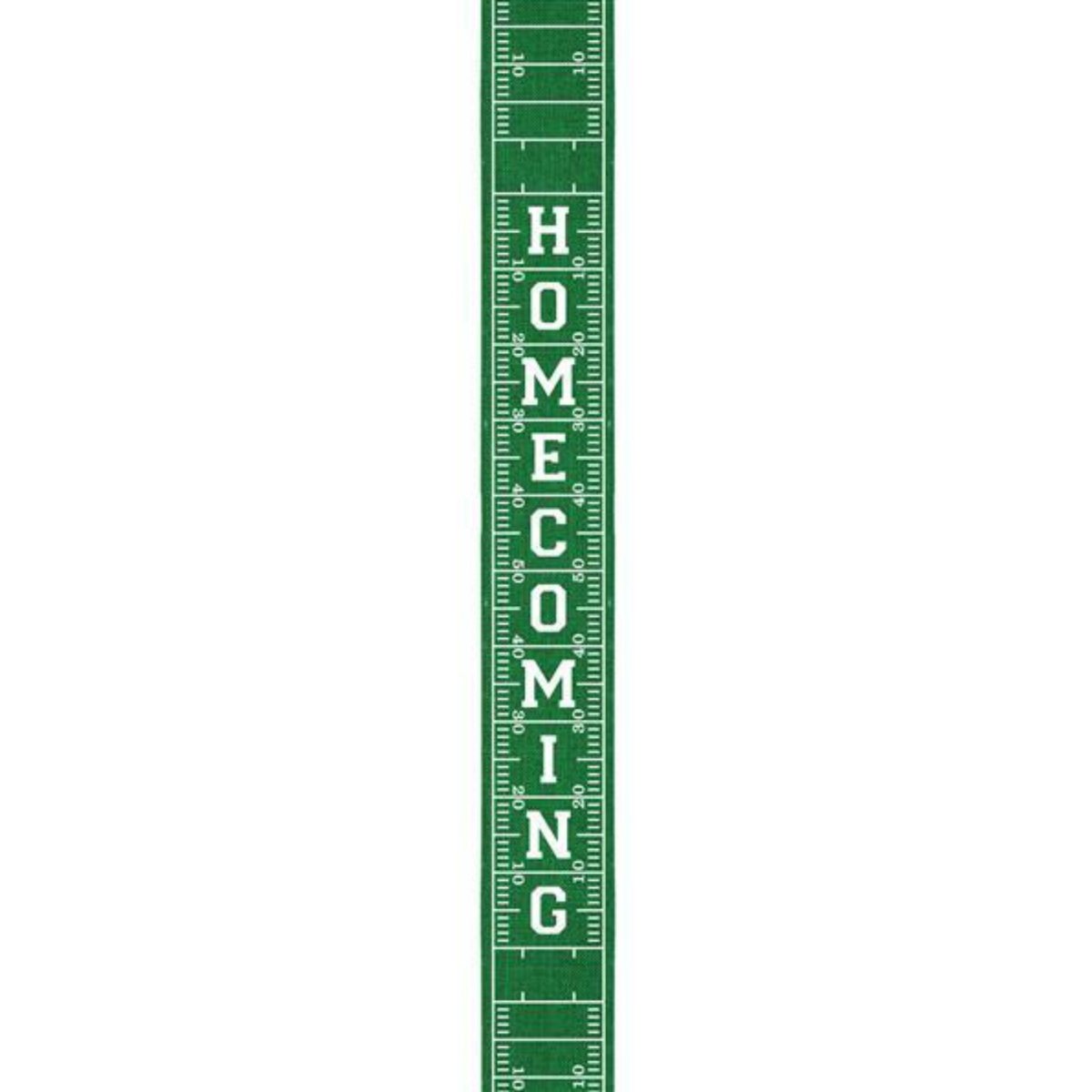 Shop For 2.5" Football Field Homecoming Ribbon: Green (10 Yards)