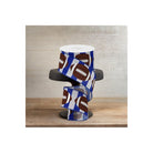 Shop For 2.5" Footballs on Royal Ribbon: Blue/White (10 Yards)