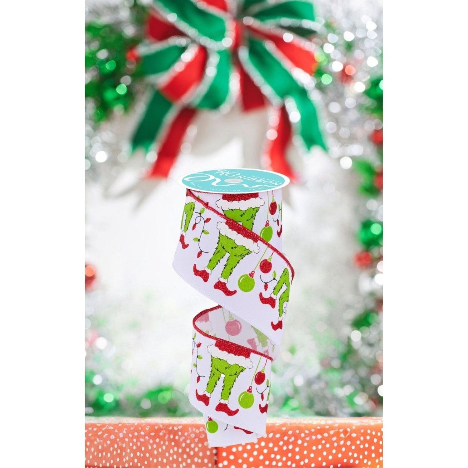 Shop For 2.5" Furry Elf Legs Ribbon: White (10 Yards)