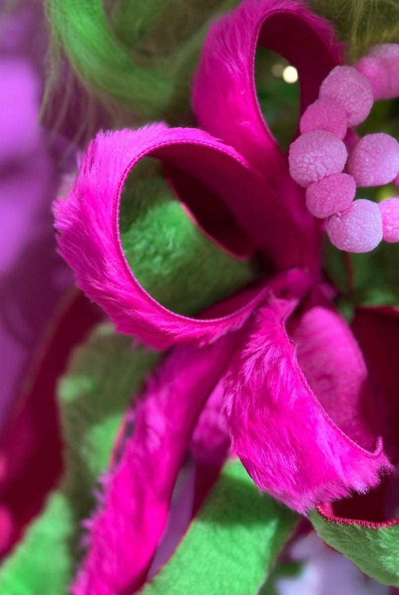 Shop For 2.5" Furry Ribbon: Pink (5 Yards)
