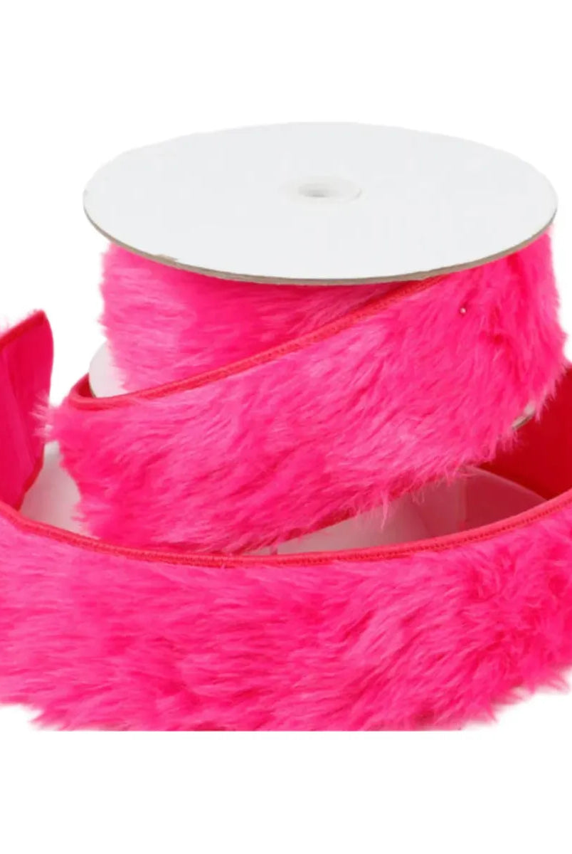 Shop For 2.5" Furry Ribbon: Pink (5 Yards)