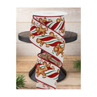 Shop For 2.5" Gingerbread Kids Candy Ribbon: Ivory (10 Yards)