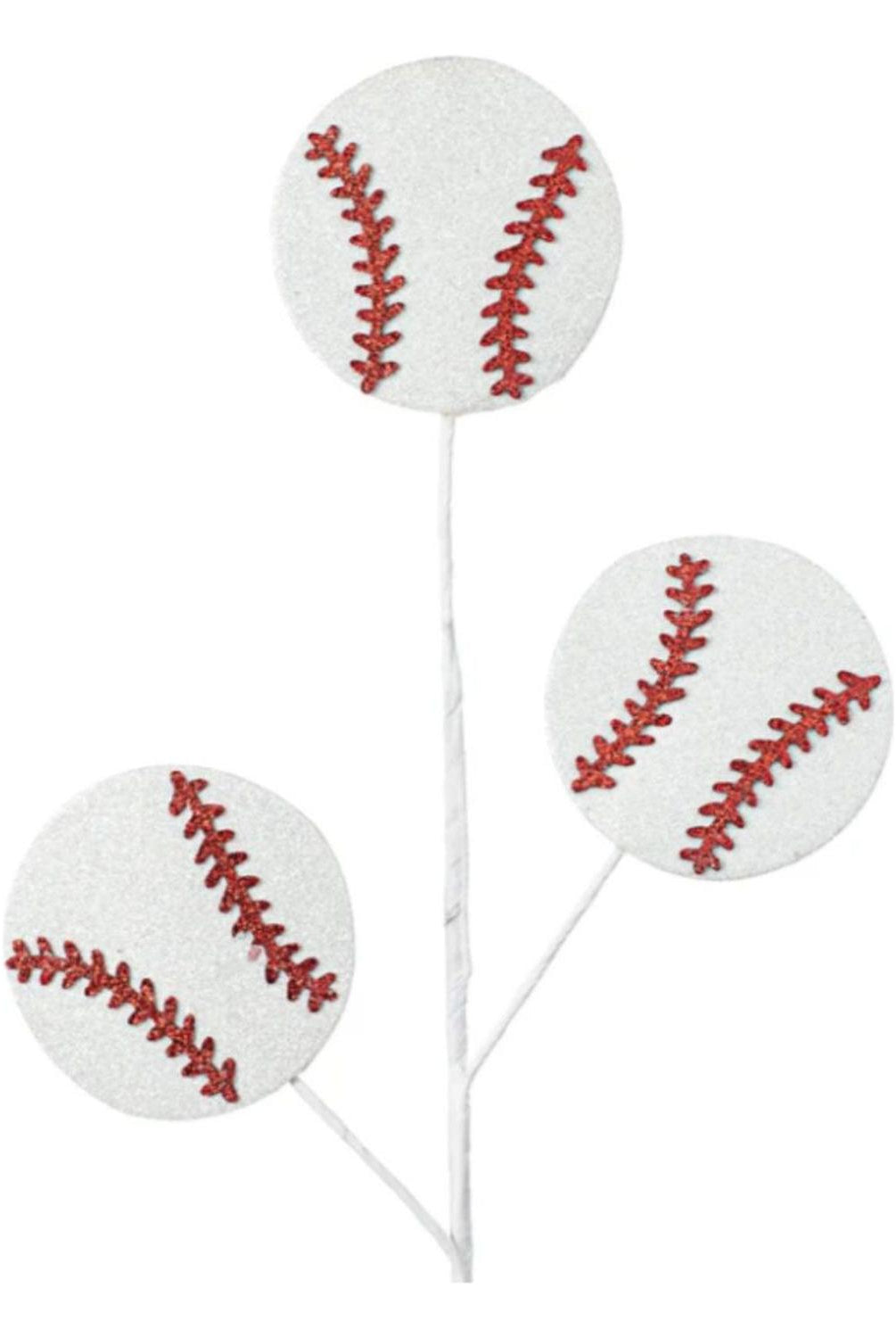25" Glitter Baseballs Spray
