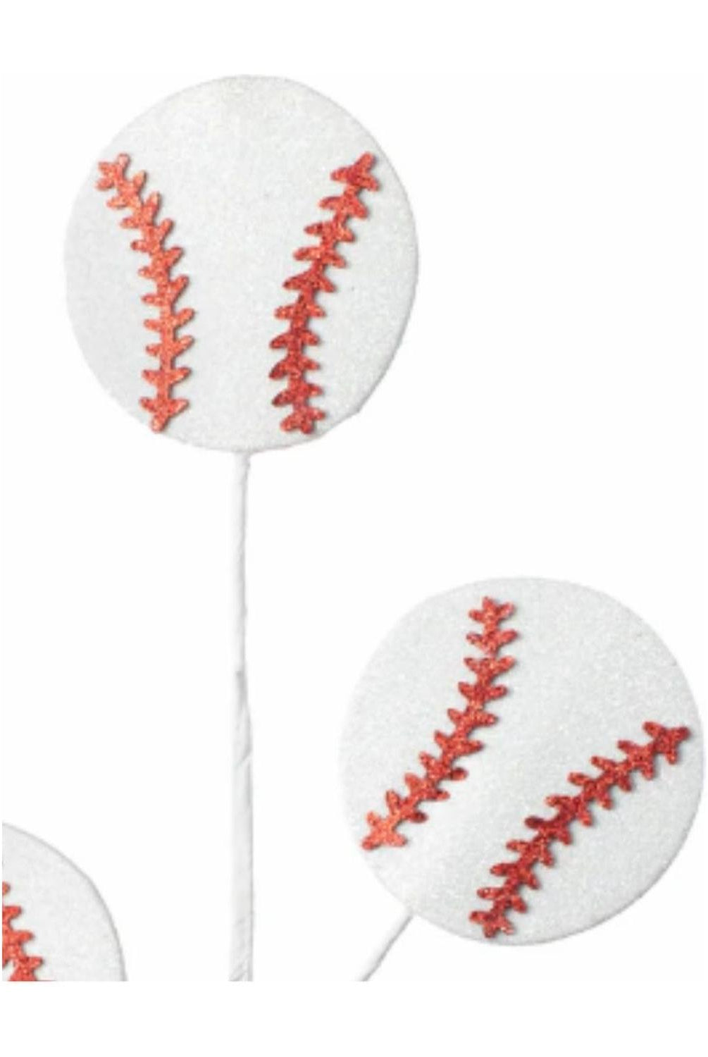 25" Glitter Baseballs Spray