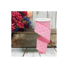 Shop For 2.5" Glittered Argyle Ribbon: Pink (10 Yards)