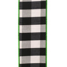 Shop For 2.5" Grand Check Ribbon: Black/White (10 Yards)