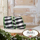 Shop For 2.5" Grand Check Ribbon: Black/White (10 Yards)