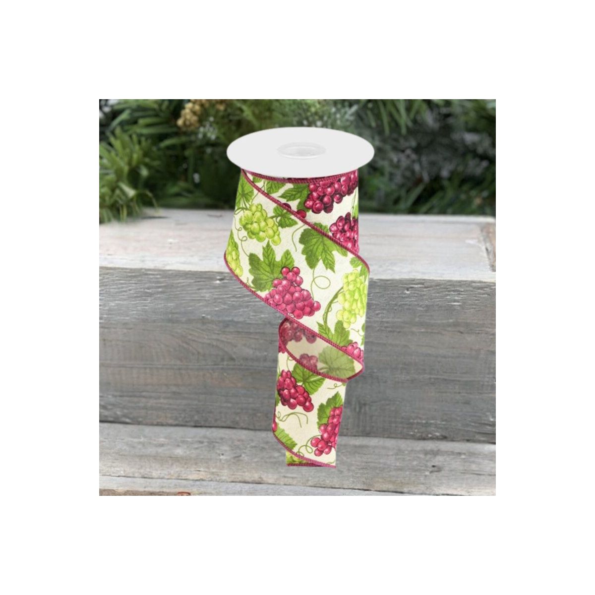 Shop For 2.5" Grapes on Royal: Cream (10 Yards)